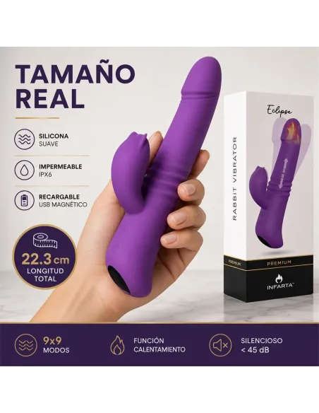 Rabbit vibrator eclipse | Infarta toys | Vibradores
