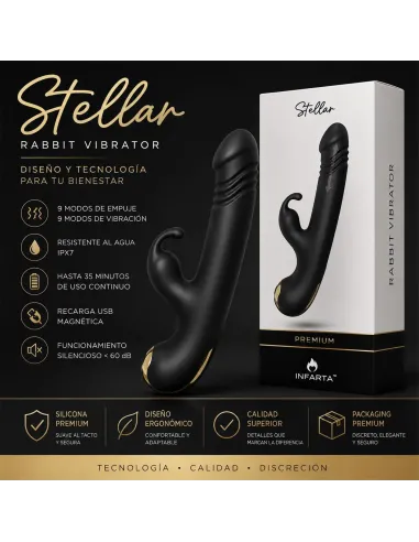 Rabbit vibrator stellar | Infarta toys | Rabbits