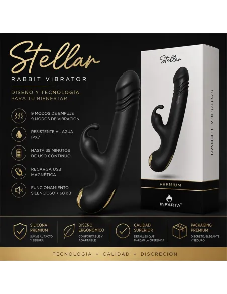 Rabbit vibrator stellar | Infarta toys | Rabbits