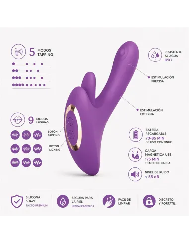 Vibrating tongue & tap nova | Infarta toys | Vibradores
