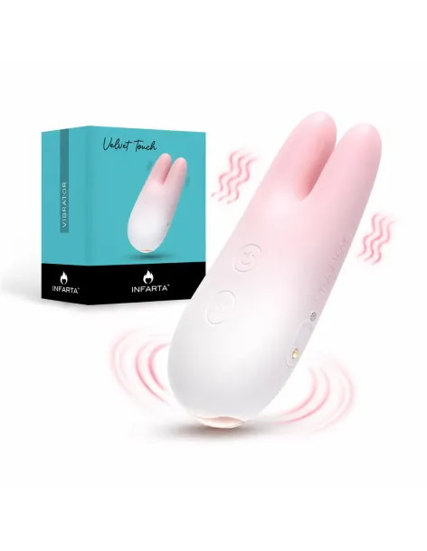 Double vibrator velvet touch | Infarta toys | Estimuladores clítoris