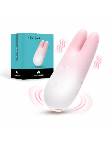 Double vibrator velvet touch | Infarta toys | Estimuladores clítoris