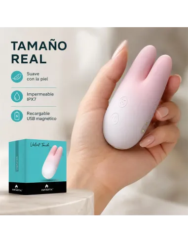 Double vibrator velvet touch | Infarta toys | Estimuladores clítoris
