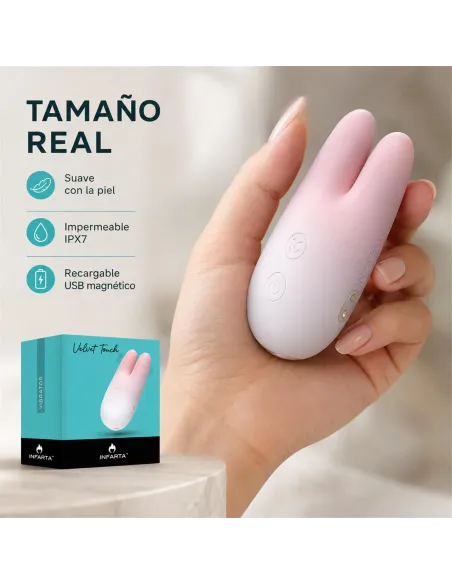 Double vibrator velvet touch | Infarta toys | Estimuladores clítoris
