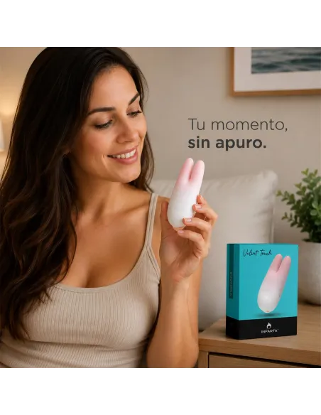 Double vibrator velvet touch | Infarta toys | Estimuladores clítoris