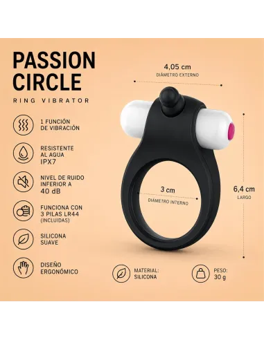 Ring vibrator passion circle | Infarta toys | Anillos