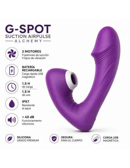G-spot suction airpulse alchemy | Infarta toys | Punto g