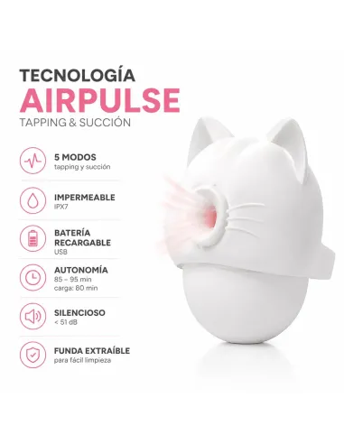 Tapping & suction airpulse mystic cat | Infarta toys | Premium
