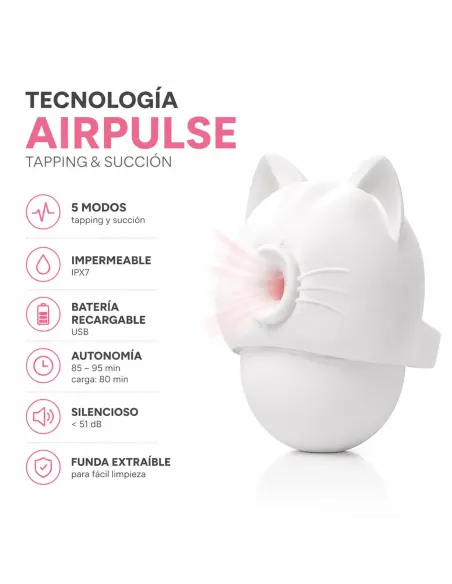 Tapping & suction airpulse mystic cat | Infarta toys | Premium