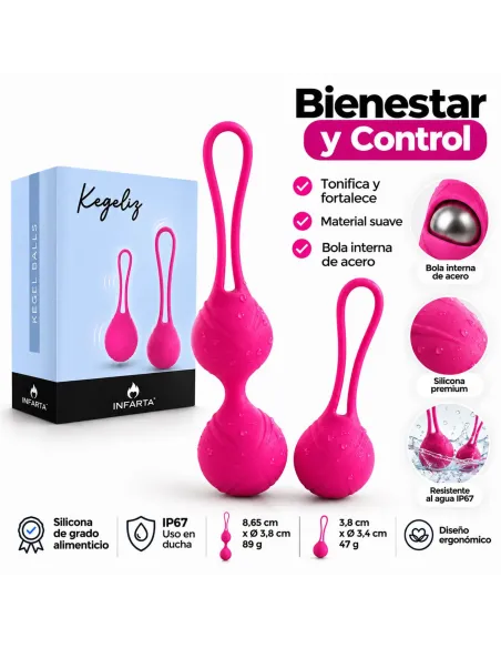 Kegel balls kegeliz | Infarta toys | Bolas y huevos vaginales