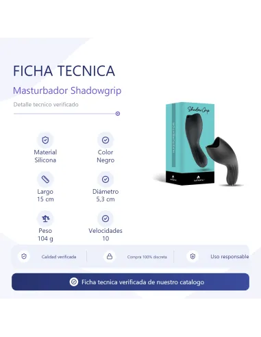 Masturbator shadowgrip | Infarta toys | Masturbadores