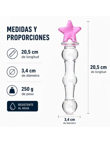 Glass dildo galaxy wand | Infarta toys | Dildos macizos