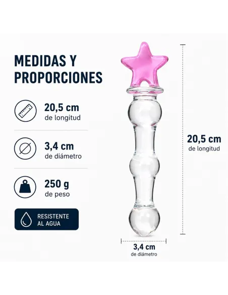 Glass dildo galaxy wand | Infarta toys | Dildos macizos
