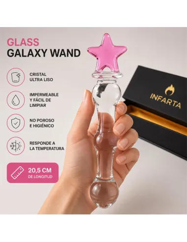 Glass dildo galaxy wand | Infarta toys | Dildos macizos