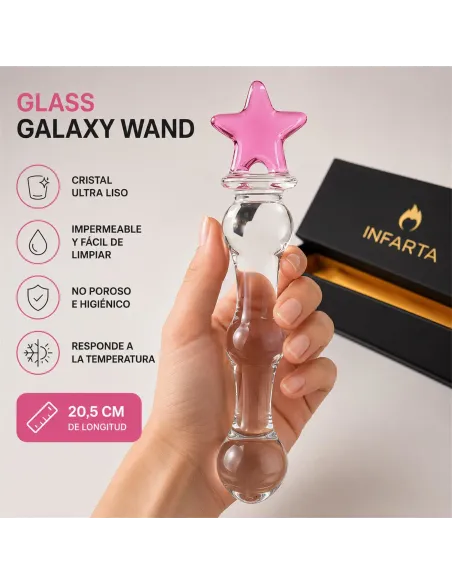 Glass dildo galaxy wand | Infarta toys | Dildos macizos