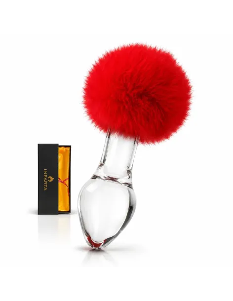 Glass anal plug bunny vellino | Infarta toys | Plugs
