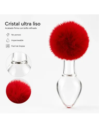 Glass anal plug bunny vellino | Infarta toys | Plugs