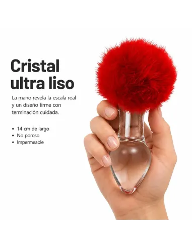 Glass anal plug bunny vellino | Infarta toys | Plugs