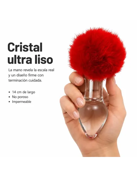 Glass anal plug bunny vellino | Infarta toys | Plugs