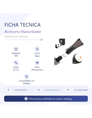 Masturbator accessory for sex machine / drillme compatible | Infarta toys | Sexmachine