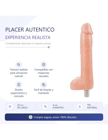 Realistic dildo accessory for sex machine / drillme compatible | Infarta toys | Sexmachine