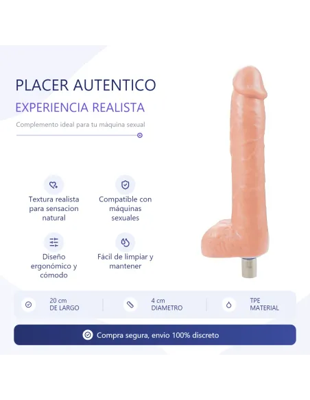 Realistic dildo accessory for sex machine / drillme compatible | Infarta toys | Sexmachine
