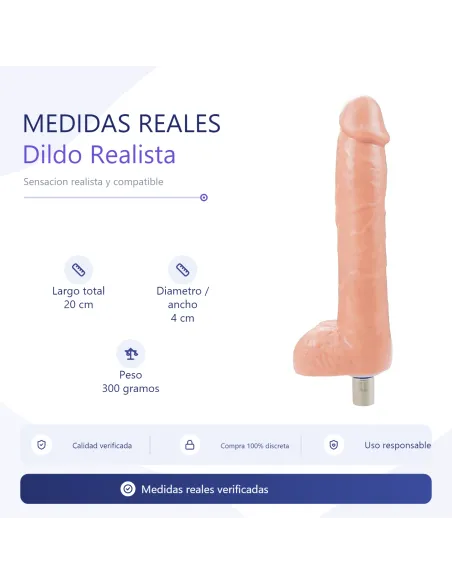 Realistic dildo accessory for sex machine / drillme compatible | Infarta toys | Sexmachine