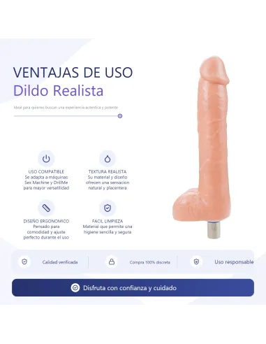 Realistic dildo accessory for sex machine / drillme compatible | Infarta toys | Sexmachine