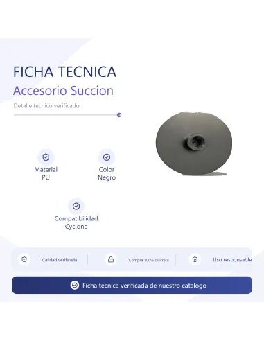 Nylon suction cup accessory for sex machine / cyclone compatible | Infarta toys | Sexmachine