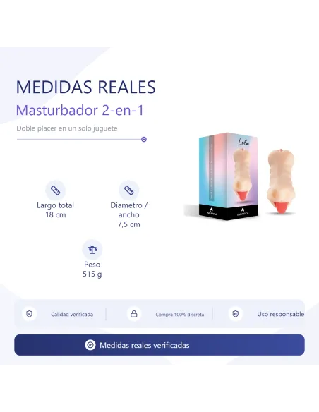 Masturbator lola – 2-in-1 mouth & pussy stroker | Infarta toys | Masturbadores