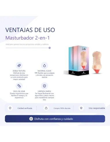 Masturbator lola – 2-in-1 mouth & pussy stroker | Infarta toys | Masturbadores