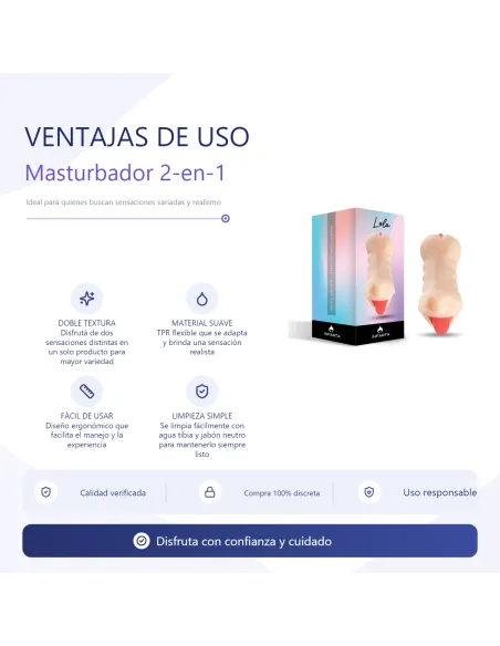 Masturbator lola – 2-in-1 mouth & pussy stroker | Infarta toys | Masturbadores