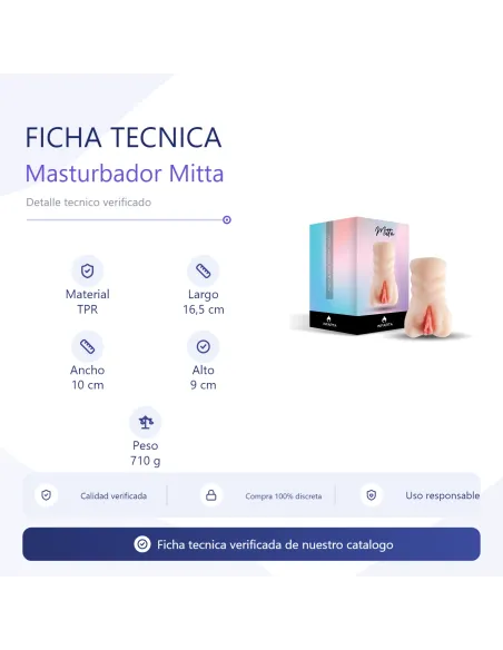 Masturbator mitta – realistic pocket pussy | Infarta toys | Masturbadores