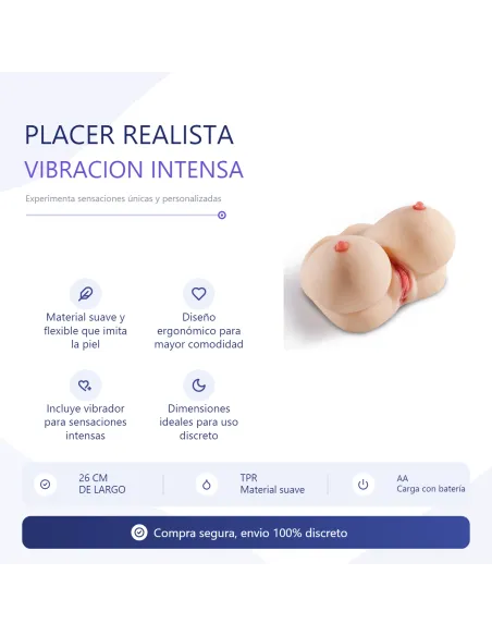 Masturbator thriss – 2-in-1 pleasure masturbator with vibrator | Infarta toys | Masturbadores