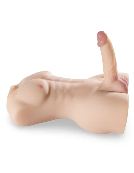 Rudeboy – torso realista con gran pene y ano + balita vibradora de regalo | Infarta toys | Torsos