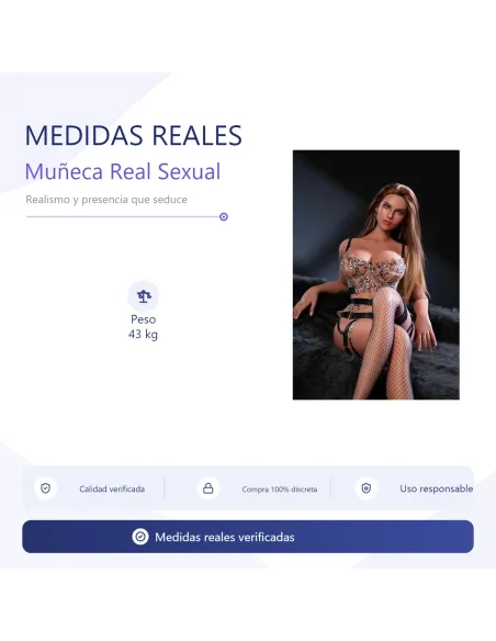 Muñeca real sexual sexdoll ivanna 169cm 43kg | Infarta toys | Torsos