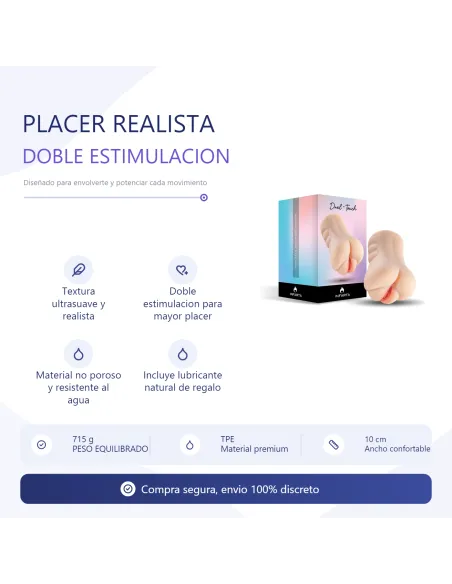 Masturbator - dual play - dp-touch | Infarta toys | Masturbadores