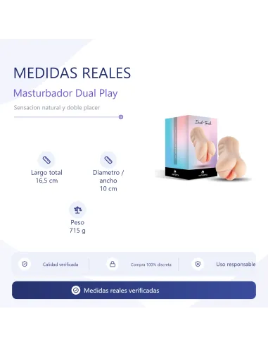 Masturbator - dual play - dp-touch | Infarta toys | Masturbadores