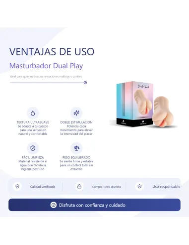 Masturbator - dual play - dp-touch | Infarta toys | Masturbadores