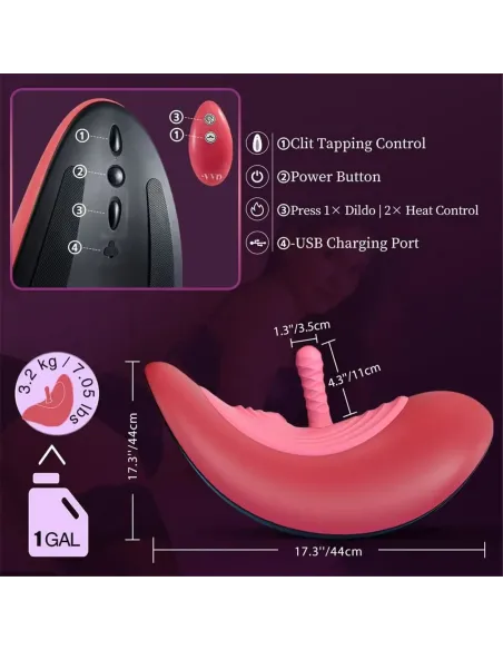 Silla sexual con vibrador control remoto | Vvd | Vibradores