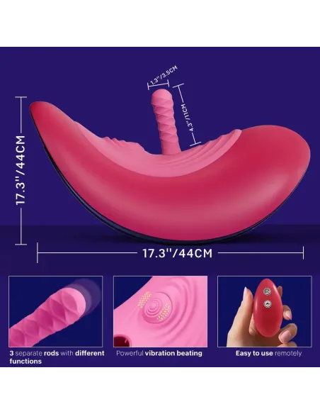 Silla sexual con vibrador control remoto | Vvd | Vibradores