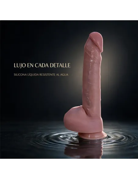 Consolador realista signature 01 de silicona líquida con ventosa 15,5 cm | Infarta toys | Dildos macizos