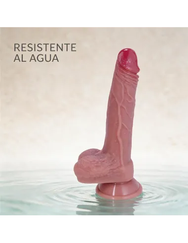 Consolador realista signature 02 de silicona líquida con ventosa 20,5 cm | Infarta toys | Realísticos