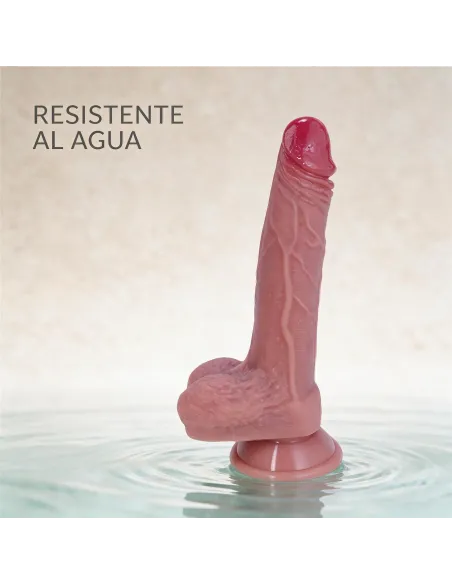 Consolador realista signature 02 de silicona líquida con ventosa 20,5 cm | Infarta toys | Realísticos