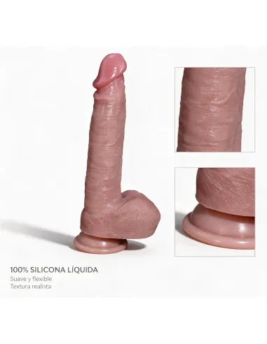 Consolador realista signature 06 de silicona líquida con ventosa 22 cm | Infarta toys | Realísticos