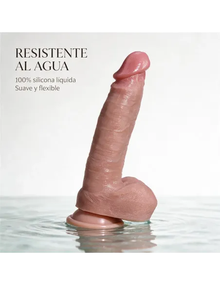 Consolador realista signature 06 de silicona líquida con ventosa 22 cm | Infarta toys | Realísticos