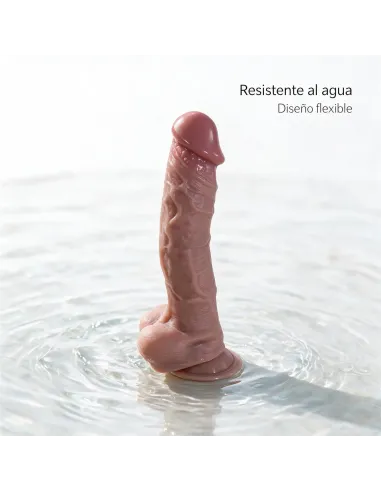 Consolador realista xl signature 07 de silicona líquida con ventosa 24,5 cm | Infarta toys | Dildos macizos