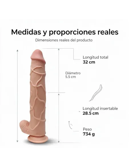 Aurelius dildo dual pellizcable vertebrado | Infarta toys | Realísticos