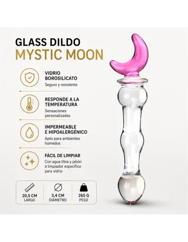Glass dildo mystic moon | Infarta toys | Vidrio