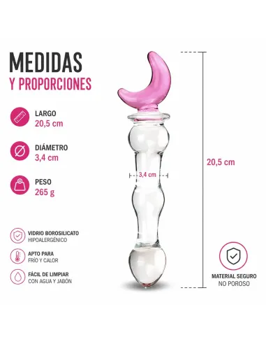 Glass dildo mystic moon | Infarta toys | Vidrio